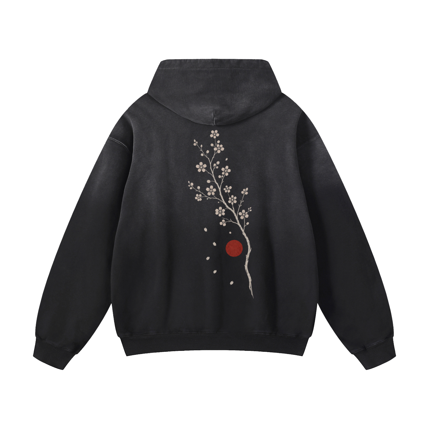 Akari Sakura Oversized Sunfade Hoodie