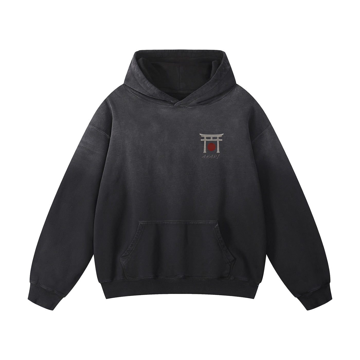 Akari Sakura Oversized Sunfade Hoodie