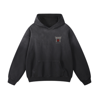 Akari Sakura Oversized Sunfade Hoodie