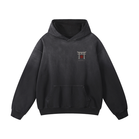 Akari Sakura Oversized Sunfade Hoodie